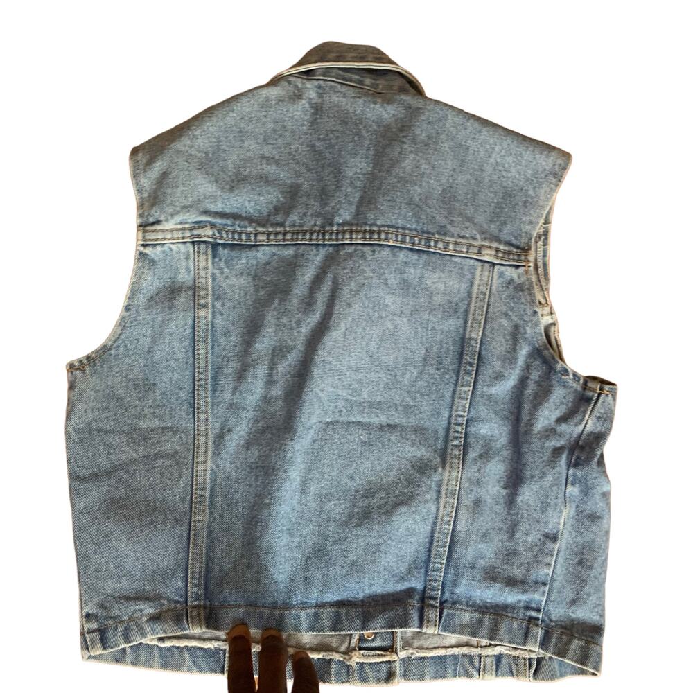 Planet X Jeans Denim Vest Medium - Picture 3 of 4